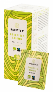 BARISTEA Green Tea Lemon herbata zielona ekologiczna 25 saszetek