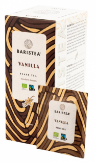 BARISTEA Vanilla czarna herbata ekologiczna 25 saszetek