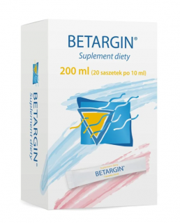 Betargin saszetki 20 sztuk po 10 ml