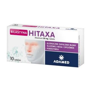 Bilastyna Hitaxa 20mg na alergię 10 tabletek