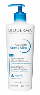 BIODERMA Atoderm Creme Ultra ultra-odżywczy krem nawilżający do ciała skóra normalna, sucha i wrażliwa 500 ml
