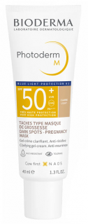 BIODERMA PHOTODERM M SPF 50+ ochronny krem do skóry z tendencją do przebarwień odcień jasny SPF 50+ 40 ml