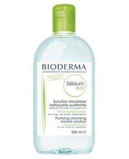 BIODERMA SEBIUM H2O Antybakteryjny płyn micelarny 500 ml  EXP 09.2024