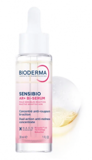BIODERMA Sensibio AR+ Bi serum o podwójnym działaniu redukuje zaczerwienia i wygładza zmarszczki 30 ml
