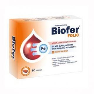 Biofer Folic 60 tabletek