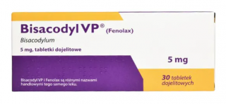 Bisacodyl VP 5 mg InPharm 30 tabletek dojelitowych