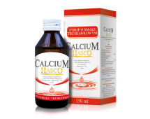 Calcium HASCO o smaku truskawkowym 150 ml.