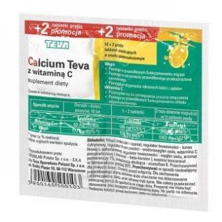 Calcium Teva (Pliva) z witaminą C