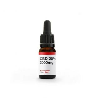 Cannacode Olejek CBD 20%  Red  (10 mg CBD w kropli) z konopii siewnej. Bezpieczny 0% THC. Premium.