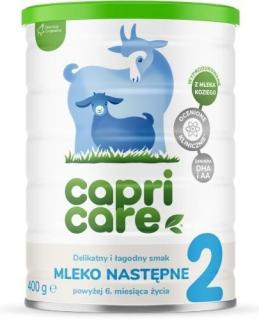 CAPRICARE 2 Mleko następne powyżej 6 miesiąca oparte na mleku kozim  400 g