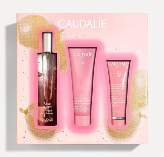 CAUDALIE Rose de Vigne zestaw: woda zapachowa 50ml + żel pod prysznic 50ml + krem do rąk 30ml
