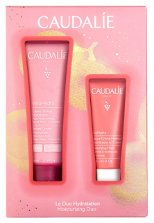 CAUDALIE VinoHydra Duet nawilżający zestaw: krem sorbet 60ml + maseczka 15ml