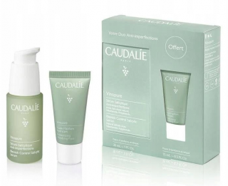 CAUDALIE Vinopure zestaw: serum na niedoskonałości 30ml + fluid matująco-nawilżający 15ml