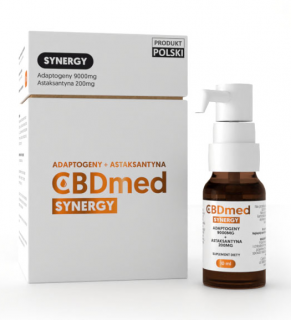 CBDmed SYNERGY Adaptogeny + Astaksantyna krople 10 ml