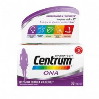 CENTRUM ONA witaminy dla kobiet 30 tabletek