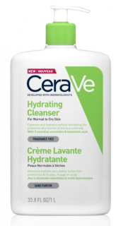 CERAVE emulsja nawilżająca z ceramidami do mycia skóra normalna i sucha 1000 ml