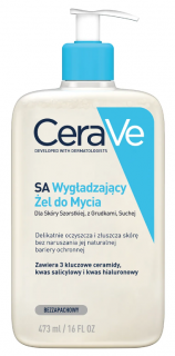 CERAVE SA wygładzający żel do mycia skóra sucha i szorstka 473 ml