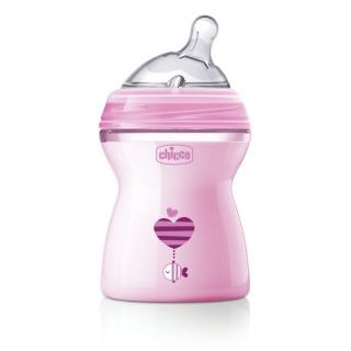 Chicco Butelka 2 m+ różowa 250 ml