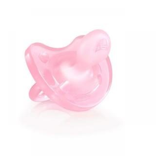 Chicco Smoczek uspokajający Soft dla niemowląt w wieku 0-6 miesięcy różowy  1 sztuka