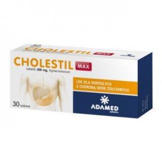 Cholestil Max 0,2 g  30 tabletek