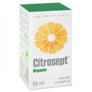 Citrosept Organic, ekstrakt z grejpfruta, krople, 50 ml