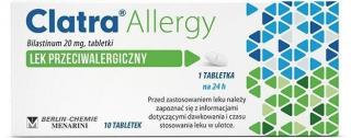 Clatra Allergy 20mg 10 tabletek