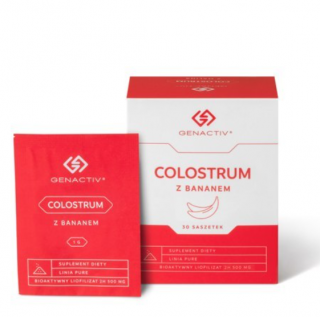 COLOSTRUM Z BANANEM  30 saszetek