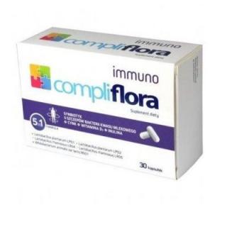 Compliflora immuno synbiotyk + cynk + inulina 30 kapsułek