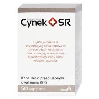 Cynek+SR  50 kapsułek