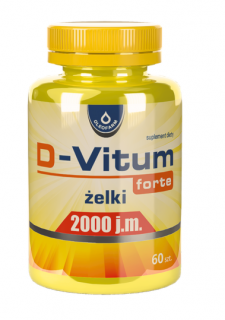 D-Vitum Forte 2000 j.m. żelki 60 sztuk