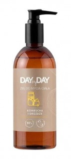 Day by Day żel do mycia ciała kombucha i drożdże 400 ml