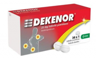 Dekenor Dexketoprofenum 25 mg 30 tabletek powlekanych