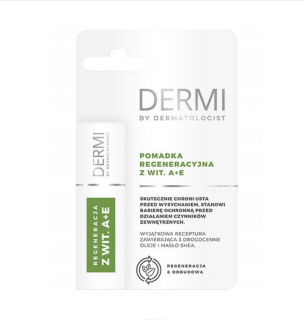 DERMI BY DERMATOLOGIST Pomadka regeneracyjna z witaminami A+E