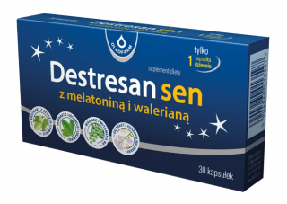 Destresan Sen z melatoniną i walerianą 30 kapsułek