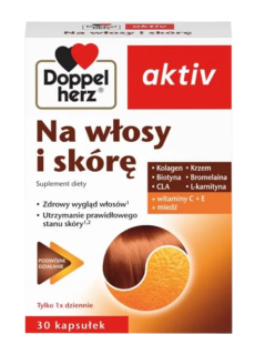 Doppelherz aktiv Na włosy i skórę 30 kapsułek