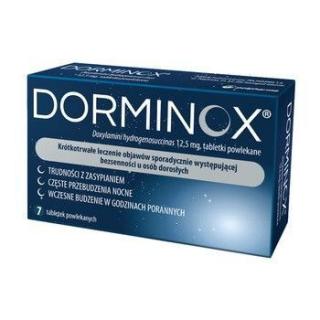 Dorminox 12,5 mg 7 tabletek