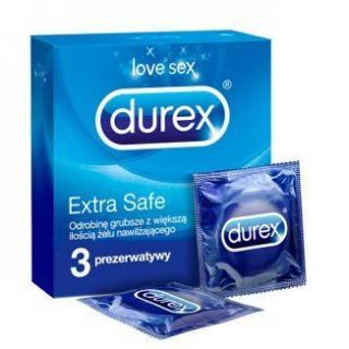DUREX Extra Safe prezerwatywy  3 sztuki