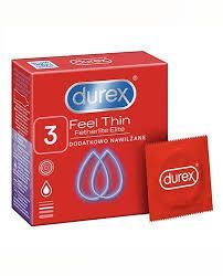Durex Fetherlite Elite niezwykle cienkie prezerwatywy z większą ilością żelu nawilżającego 3 sztuki