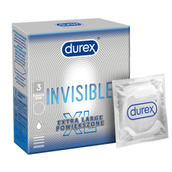 DUREX Invisible XL prezerwatywy  3 sztuki