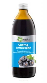 EKAMEDICA Sok Czarna porzeczka 100% 500ml