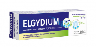 Elgydium edukacyjna pasta do zębów barwiaca płytkę nazębna dla dzieci od 7 lat i dorosłych 50 ml