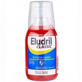 Eludril Classic płyn do płukania jamy ustnej oczyszcza i łagodzi 200 ml