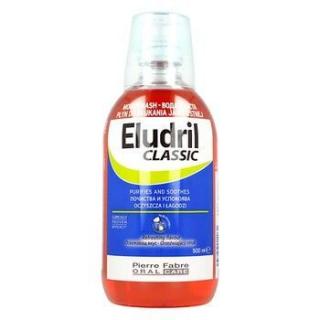 Eludril Classic płyn do płukania jamy ustnej oczyszcza i łagodzi 500 ml