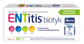 ENTitis Biotyk 10 pastylek do ssania