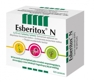 Esberitox N 0,215 ml/tabletkę 100 sztuk