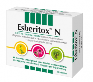 Esberitox N 0,215 ml/tabletkę 40 sztuk