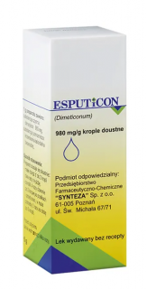Esputicon krople doustne 980 mg/g Dimeticonum 5 g