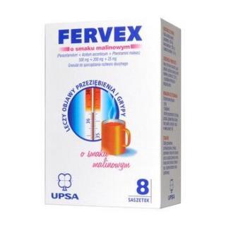 Fervex malinowy  8 saszetek