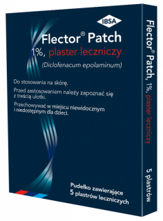 Flector Patch 1% plaster leczniczy 140 mg 5 sztuk