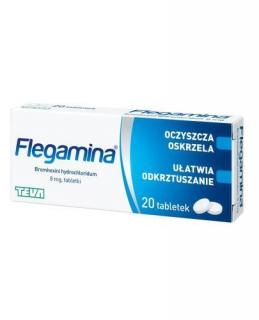 Flegamina 8 mg  20 tabletek